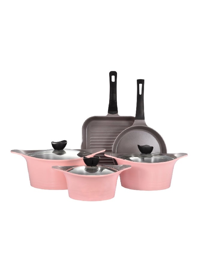 PARFAIT - 8-Piece Durable Non-Stick Aluminium Coated Cookware Set Multicolor 17 x 38.5 x 61 cm TULIP 8P - Image 1