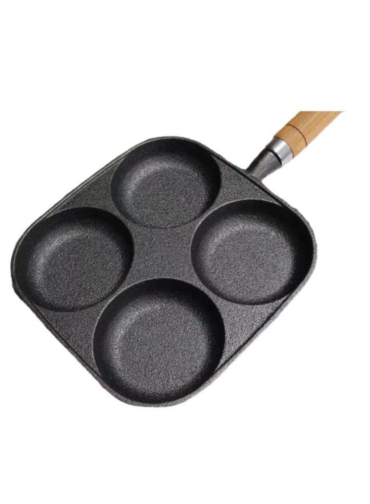 عام جديد الحديد الزهر أربعة حفرة عجة عموم آلة همبرغر عجة برغر عموم فطيرة الإفطار قطعة أثرية غير المصقول التعريفي طباخ عالمي - Image 5