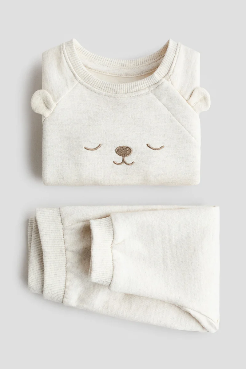 H&M 2-piece printed cotton set