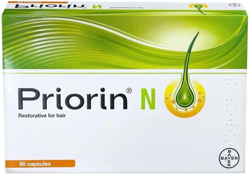 Priorin كبسولات برايورين ن لنمو الشعر - 90 كبسولة - Image 1