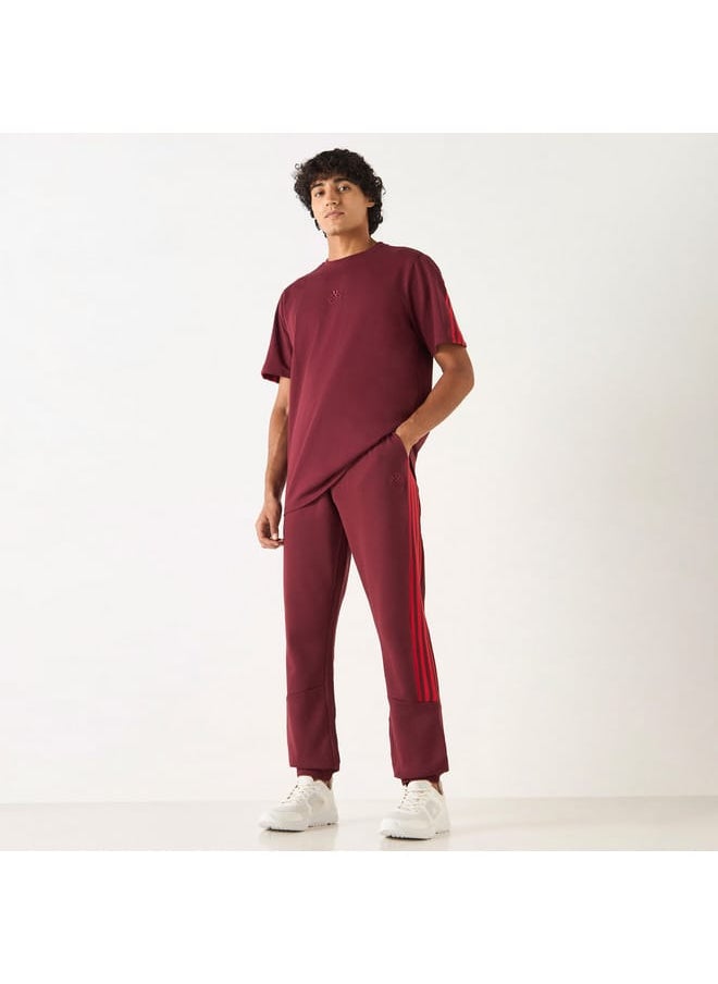 Kappa - Kappa Striped Track Pants with Drawstring Closure and Pockets - Image 1