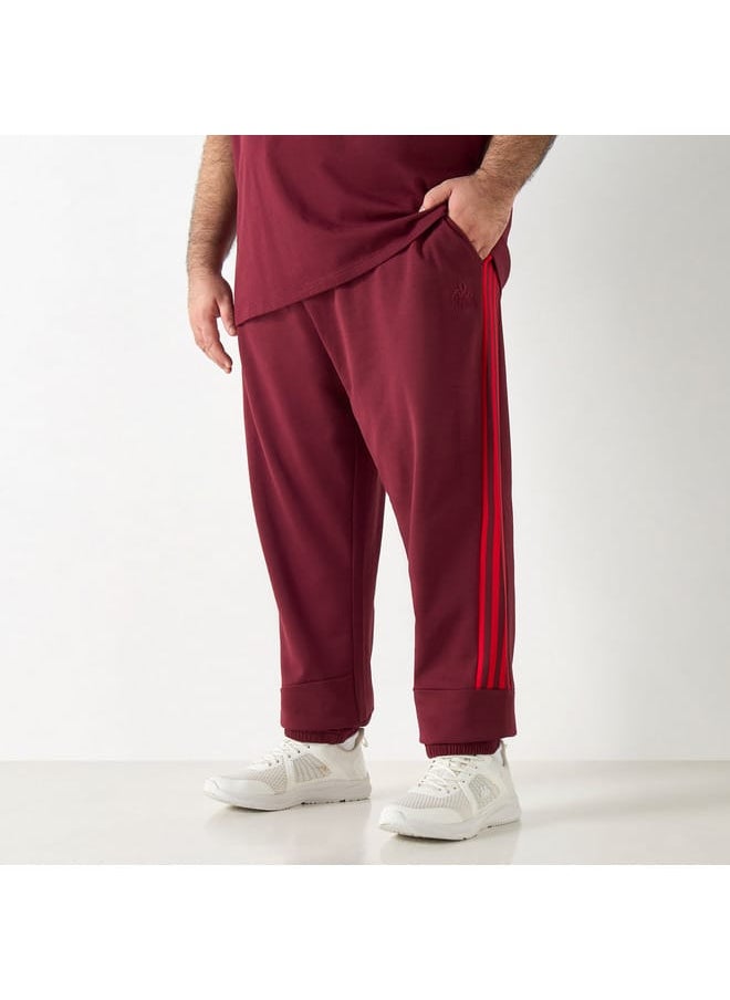 Kappa - Kappa Striped Track Pants with Drawstring Closure and Pockets - Image 1