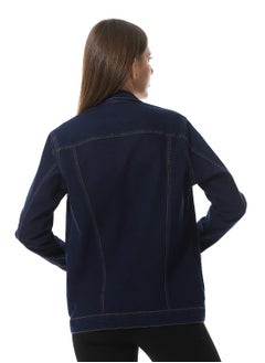 Andora Casual Long Sleeves Denim Jacket  - Image 3