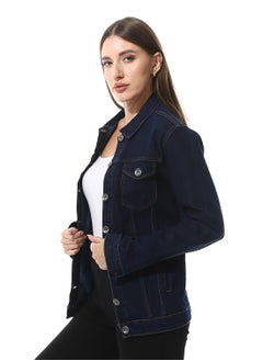 Andora Casual Long Sleeves Denim Jacket  - Image 2