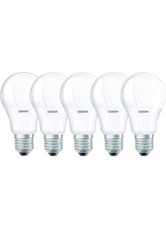 Osram Osram Dimmable LED Bulb Warm White E27 Classic A GLS 14W(100W), 2700K Frosted Bulb - Pack of 5  - Image 1