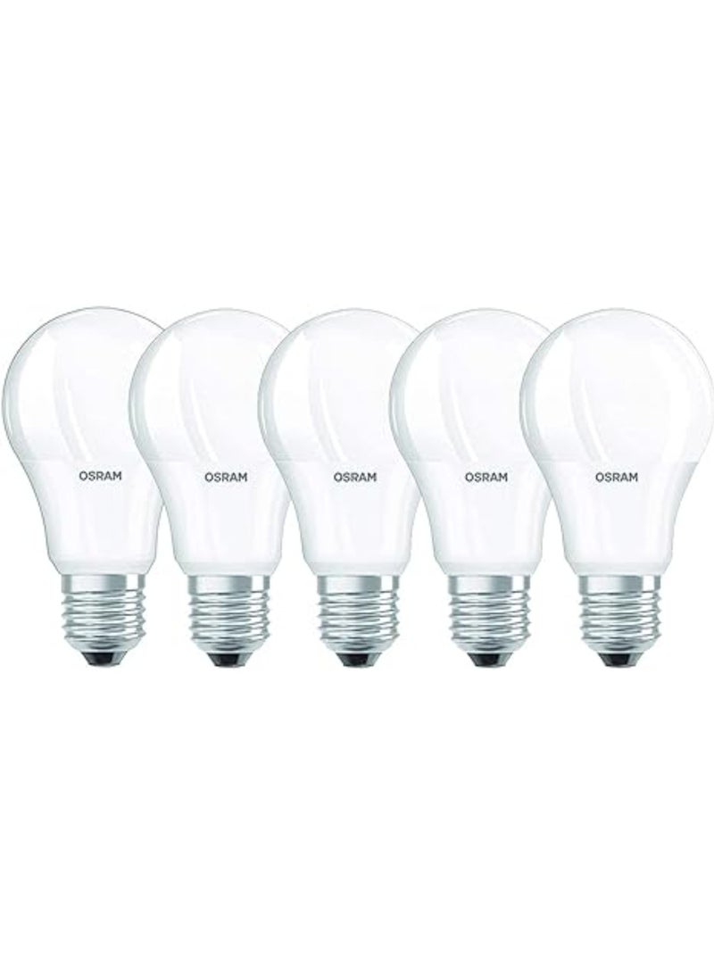 OSRAM Osram Dimmable LED Bulb Warm White E27 Classic A GLS 14W(100W), 2700K Frosted Bulb - Pack of 5 - Image 1