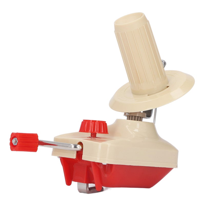 Yarn Winder with Yarn Scissors 2 Plastic Needle Adjustable Desk Clip Low Noise Easy Installation Hand Crank Yarn Ball Winder - Image 3