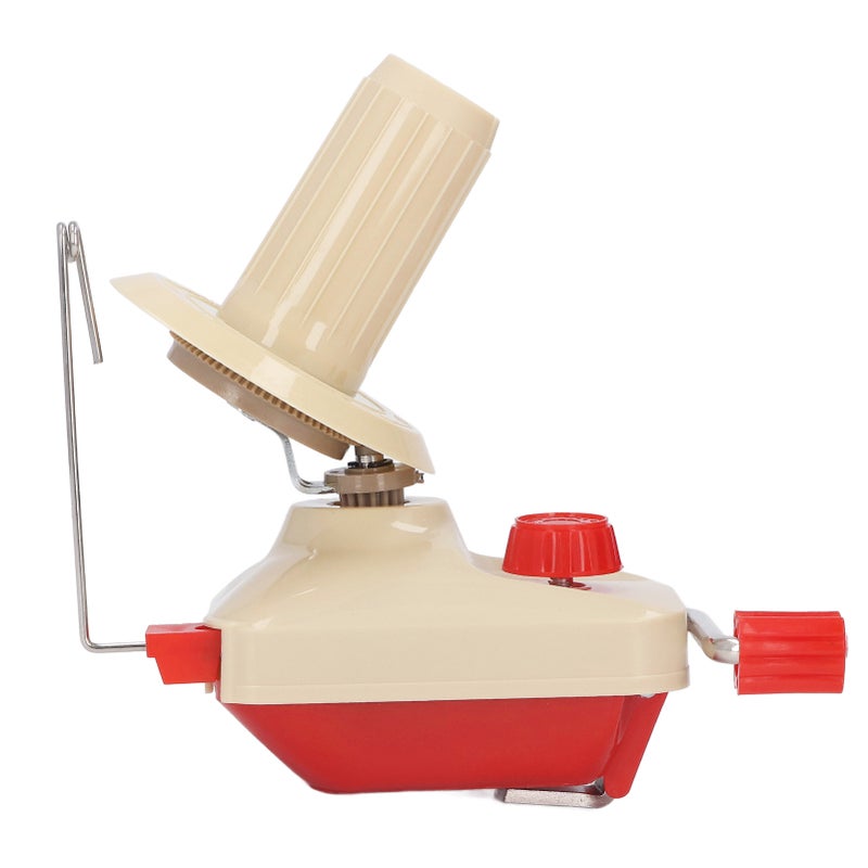 Yarn Winder with Yarn Scissors 2 Plastic Needle Adjustable Desk Clip Low Noise Easy Installation Hand Crank Yarn Ball Winder - Image 5