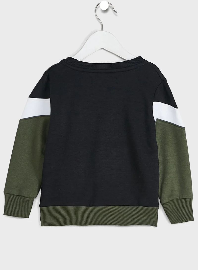 MINOTI Kids Colour Block Tracksuit