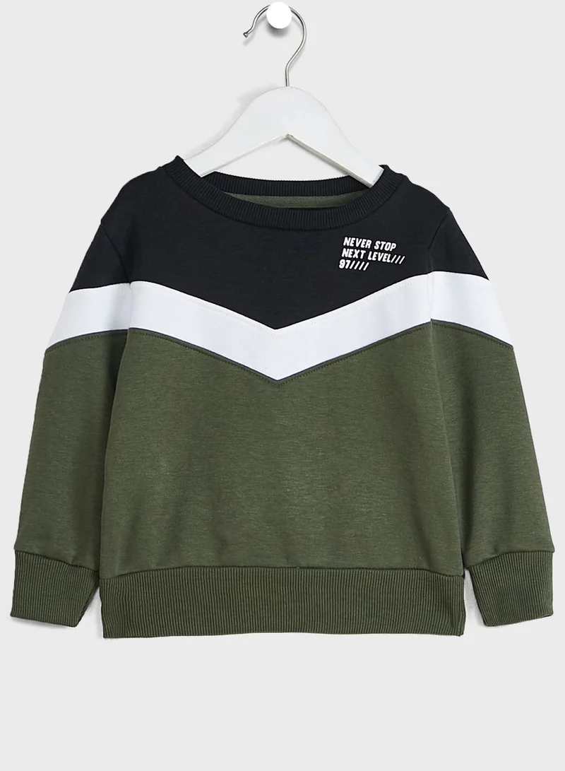 MINOTI Kids Colour Block Tracksuit