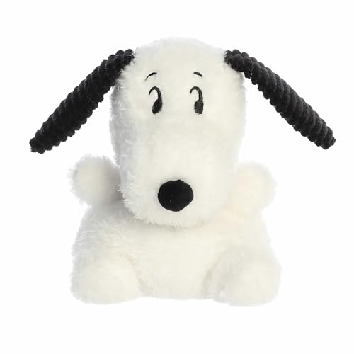 Aurora Adorable Peanuts 75th Anniversary Snoopy Palm Pals Stuffed Animal Officially Licensed Toys for All Snoopy Fans Nostalgic Gift for Adults and Birthday Celebrations White 5 Inches - Image 3