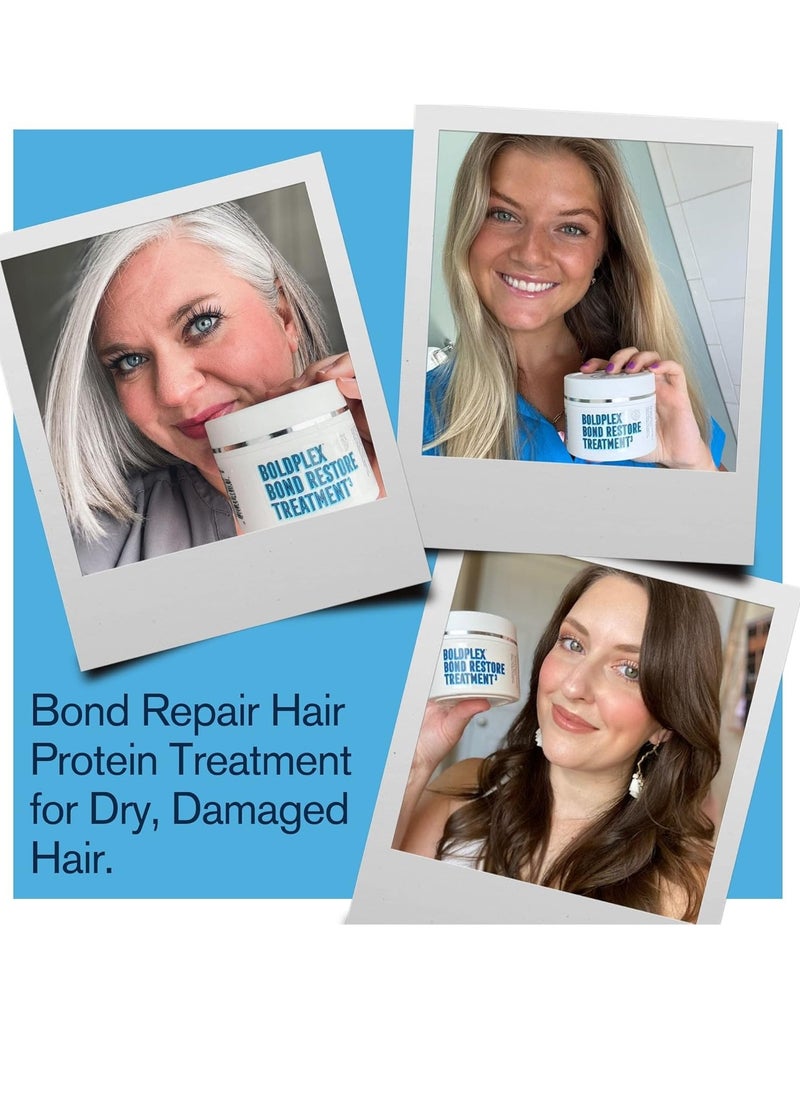 BOLD UNIQ - Purple Hair Mask For Blonde, Platinum, Bleached, Silver, Gray, Ash & Brassy Hair & BoldPlex 3 Bond Restore Treatment - Remove Yellow Tones & Condition Dry, Damaged Hair. Cruelty Free & Vegan - Image 1