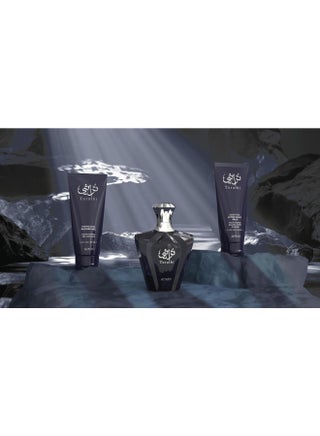 Gift Set Turathi Homme Blue Eau De Perfume 90 Ml + Shower Gel 100 Ml + After Shave 100 Ml, Perfume Gift Set For Men - view 4