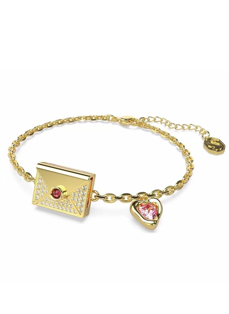 Jewelry - Bracelet Love Letter Gradient Gold Plated Tone - Image 1