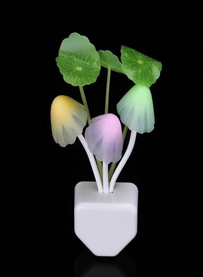 BRIGHTZONE LED Night Light Smart Sensor 0.6W Color Changing Plug-in Night Lights for Kids Adults Cute Mushroom Night Light Bedroom Home Decor Light Wall Lamps NightLight - Image 3