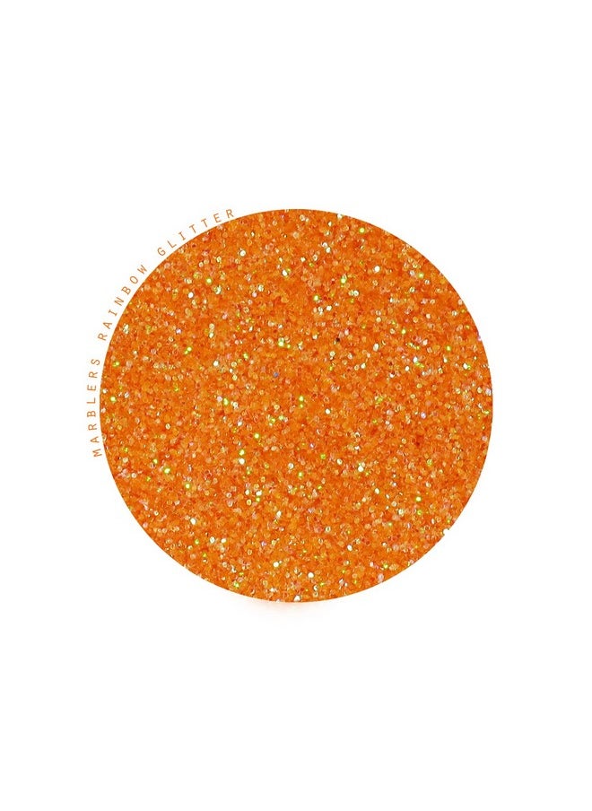 MARBLERS Holographic Face & Body Glitter [Rainbow Orange] 0.18Oz (5G) ; Chunky ; Chopped ; Flake ; Nontoxic ; Vegan ; Crueltyfree ; Festival, Rave & Party Makeup ; Eye, Hair, Nail Polish, Eyeshadow  - Image 3