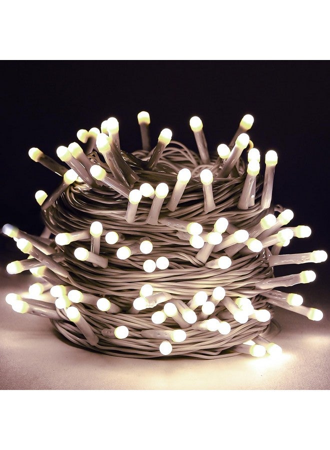 Lexton 40 LED Power Pixel Serial String/Fairy Light | Plug Sourced | Suitable for Home & Outdoor Decoration, Diwali, Christmas, Ramadan, Wedding, Party, Festival (Pack of 50, White) - Image 1