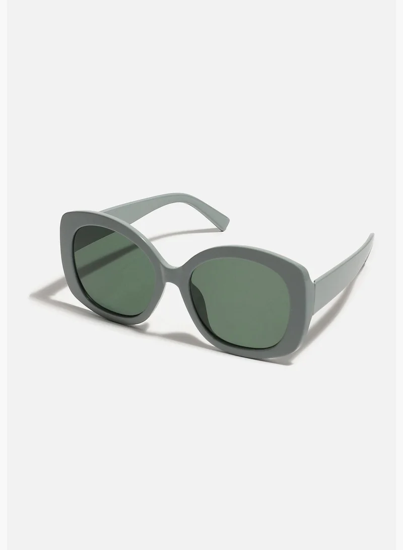 Haute Sauce Full Rim Rectangle Sunglass