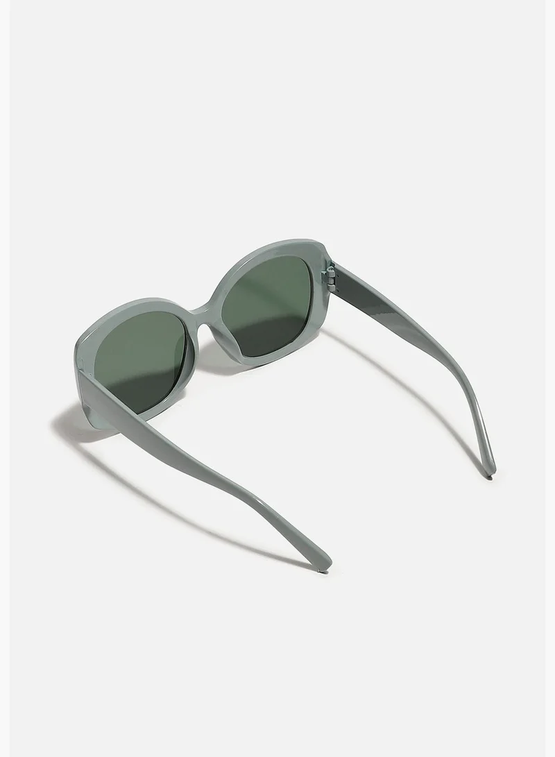 Haute Sauce Full Rim Rectangle Sunglass
