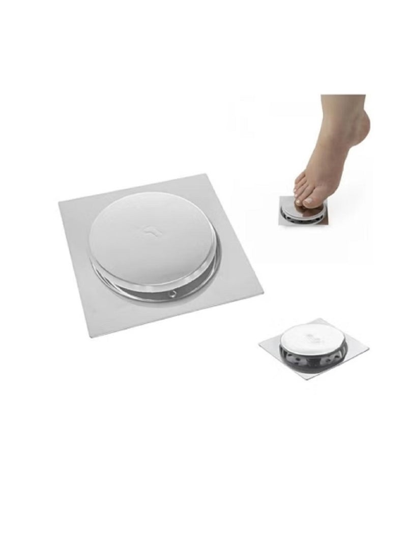Foot operated vibrating floor drain - Image 1