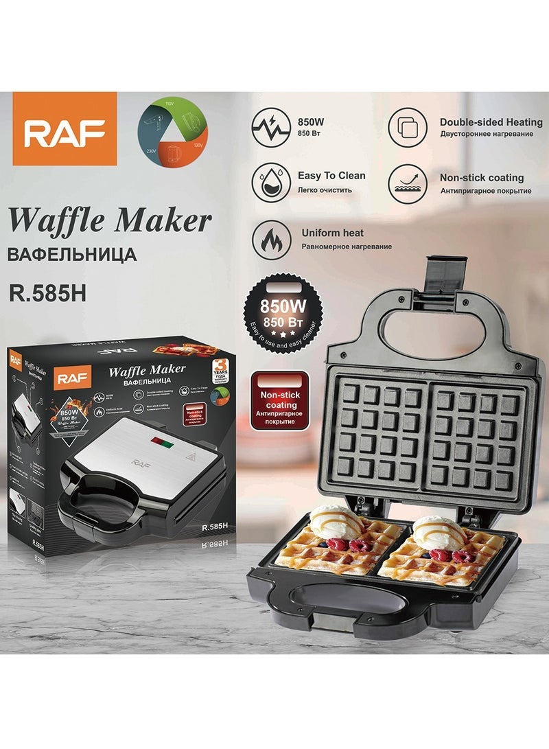 آر إيه أف ماكينة ساندويتش تسخين منزلية على الوجهين ماكينة إفطار متعددة الوظائف ماكينة الخبز - Image 1