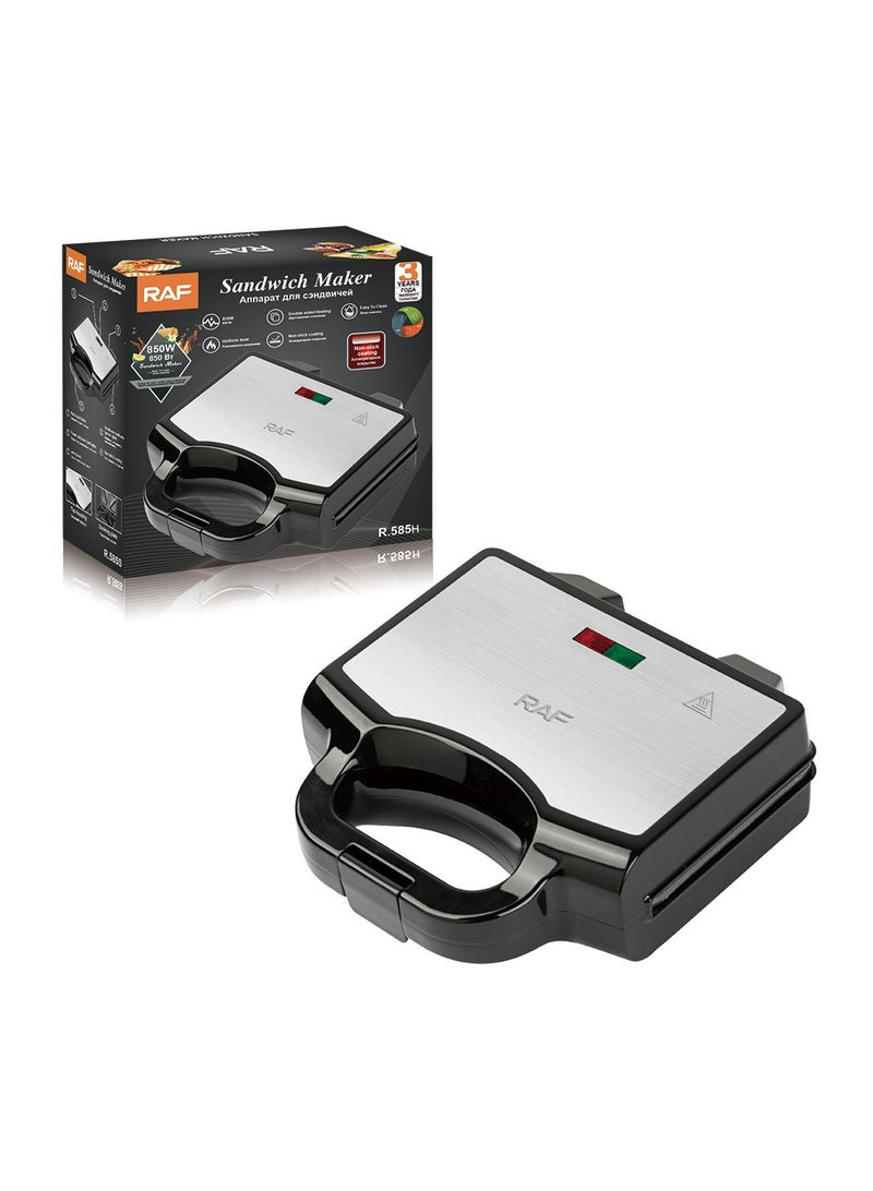 آر إيه أف ماكينة ساندويتش تسخين منزلية على الوجهين ماكينة إفطار متعددة الوظائف ماكينة الخبز - Image 2
