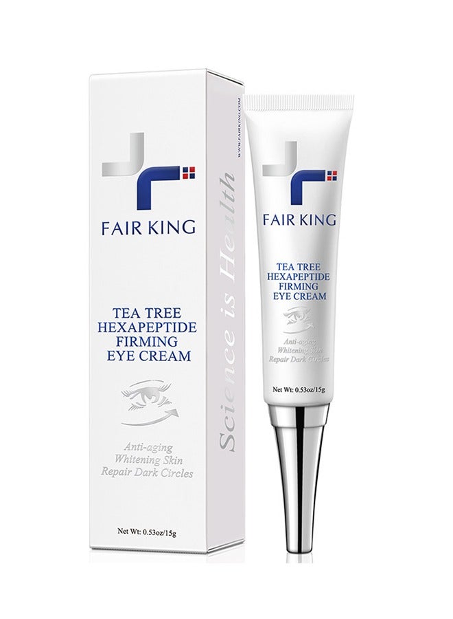Fair King Tea Tree Hexapeptide Firming Eye Cream— Anti-Aging, Whitening Skin, Repairing Eye Care Essence - 15G - Image 1