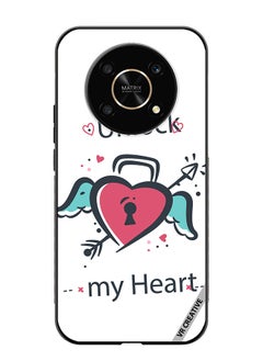 Protective Case Cover For Honor X9 5G Unlock My Heart Design Multicolour