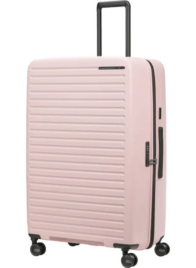 Samsonite Restackd Suitcase Check-In Size 81 cm / 30 inch, 4 Spinner Wheels, Polypropylene, Rose|TSA Combination Lock|Shock Absorbing Wheels|Expandable - 5 Years International Warranty