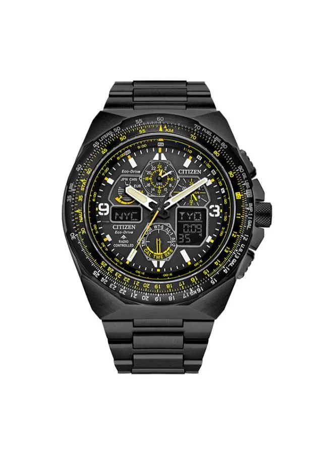 CITIZEN Men's Stainless Steel with Grey Ion Plating Strap Analog Watch JY8127-59E - 46 mm