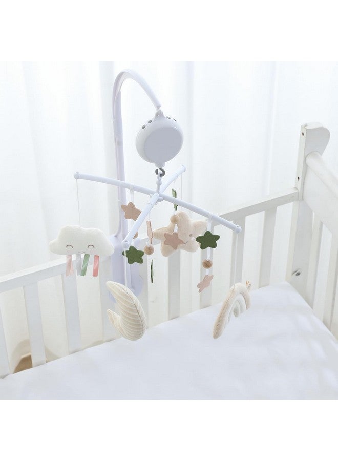 COTTONBEBE Crib Mobile 35 Lullaby Muisc, Organic Cotton Baby Mobiles for Cribs & Pack N Play, Easy to Install, Stuffed Animals Hanging Toys Newborn Boys & Girls, Star Nursery Decor - Image 3