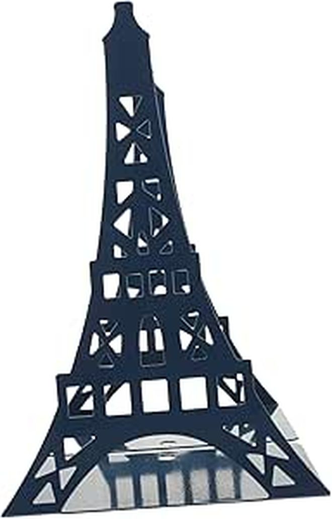 2 Pcs Tower Shape Metal Bookends Decorative Book Holders With Non Slip Pads Sturdy Design For Home Office Desk Bookshelf Study Room Library Organization - Image 1