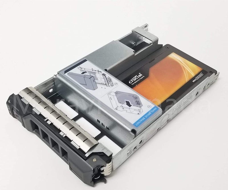 Maravi Canada 3.5" to 2.5" SSD SAS SATA Hard Drive Tray Adapter Bracket Converter Cage for Dell HP IBM Lenovo Mac Apple 3.5 inch Caddy, Compatible with Dell 9W8C4 Y004G WWGPK with Screws (2-Pack) - Image 2