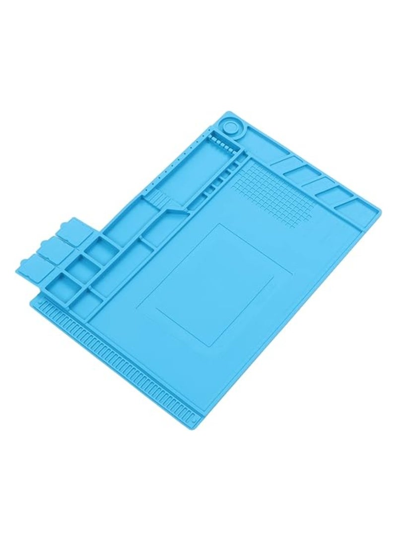NIBEMINENT Heat Insulating Silicone Pad Multifunctional Heat Insulation Welding Mat for PCB Electronic Maintenance - Image 1