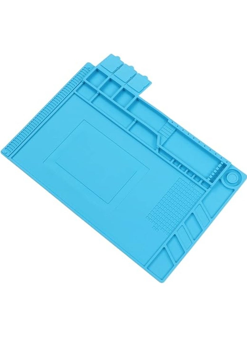 NIBEMINENT Heat Insulating Silicone Pad Multifunctional Heat Insulation Welding Mat for PCB Electronic Maintenance - Image 3