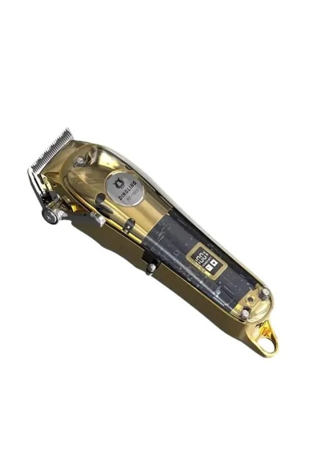 DINGLING Premium Cord & Cordless Clipper by Dingling – RF-1985 Model with Powerful Motor, LED Display & 2-Meter USB Charging Cable for Salon-Grade Trimming - Image 2