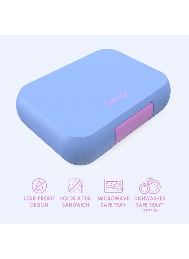 Bentgo Pop Lunchbox With Removable Divider - Periwinkle/Pink  - Image 4