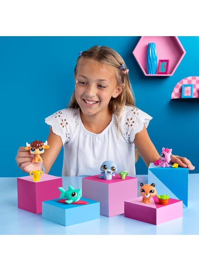 Littlest Pet Shop, 18 Pets Collector Set, Pet Surprise Display - Gen 7, Pets #1 - #18, Authentic LPS Bobble Head Figure, Collectible Imagination Toy Animal, Kidults, Girls, Boys, Kids, Tweens Ages 4+ - Image 2