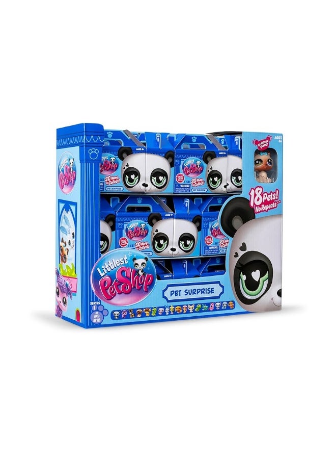 Littlest Pet Shop, 18 Pets Collector Set, Pet Surprise Display - Gen 7, Pets #1 - #18, Authentic LPS Bobble Head Figure, Collectible Imagination Toy Animal, Kidults, Girls, Boys, Kids, Tweens Ages 4+ - Image 5