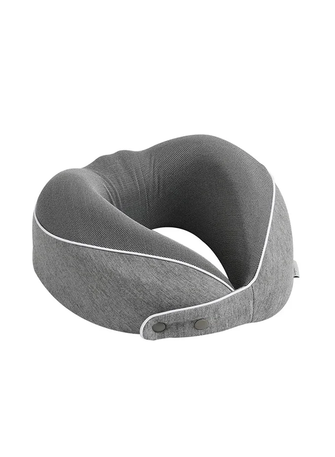 دانوب هوم Danube Home Elixir Travel Neck Pillow Grey 28x26x8cm | Polyester Neck Pillow