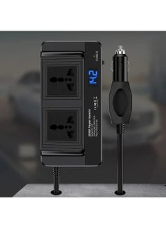 EzzySo 200w Car Power Inverter Dc 12v to 220v Ac Car Inverter for Plug Outlet for Vehicles,Car Converter with 2-Pin Sockets & 4-USB Ports  - Image 4
