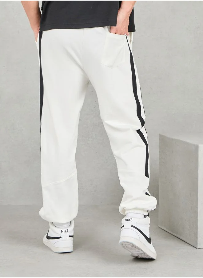 ستايلي Side Twill Tape Oversized Joggers