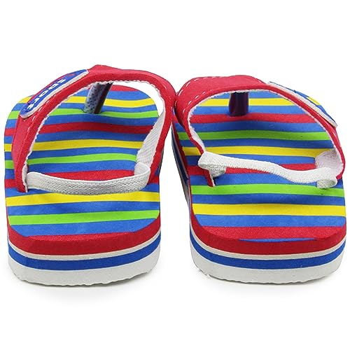 Neska Moda 12 To 18 Months Baby Boys & Girls EVA Chu Chu Sound Slippers cum Flip Flop (Red,Blue)-BT2058 - Image 3