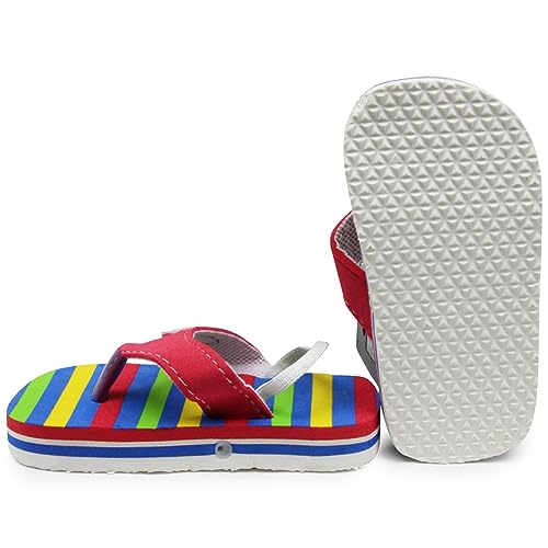 Neska Moda 12 To 18 Months Baby Boys & Girls EVA Chu Chu Sound Slippers cum Flip Flop (Red,Blue)-BT2058 - Image 4