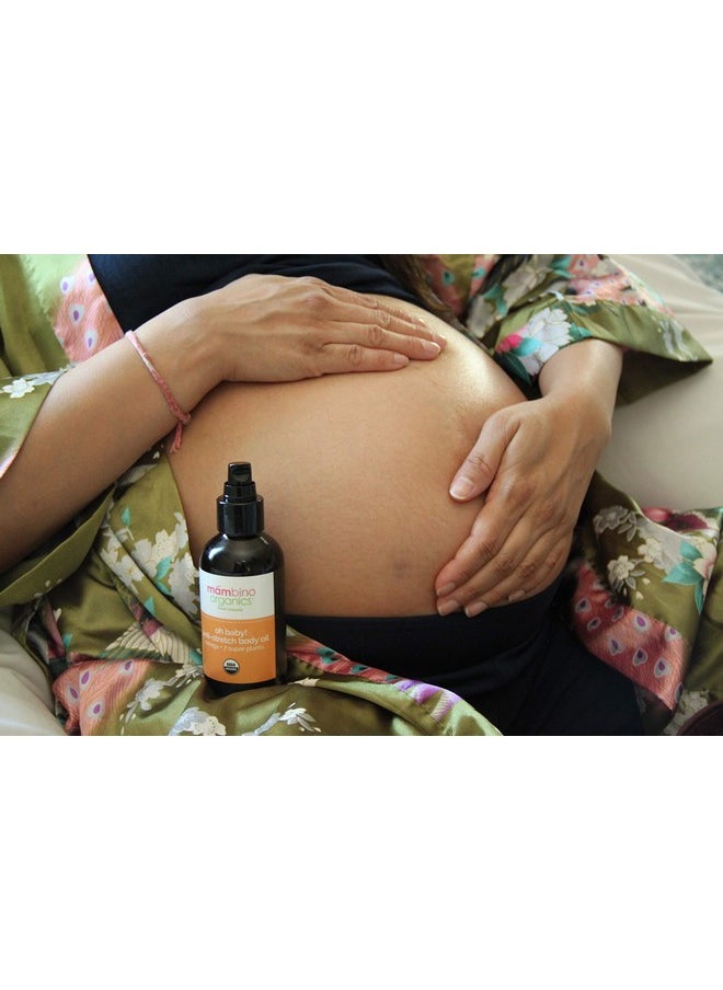 Mambino Organics Organic Skincare Gift For Pregnant Womengift Box With Moisturizing Body Oil & Belly Butterantistretch Duo Kit  - Image 5