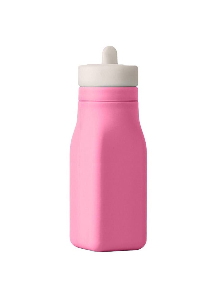 أومي Soft Silicone Water Bottle,Pink - Image 2