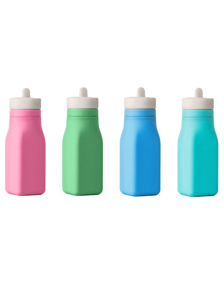 أومي Soft Silicone Water Bottle,Pink - Image 3