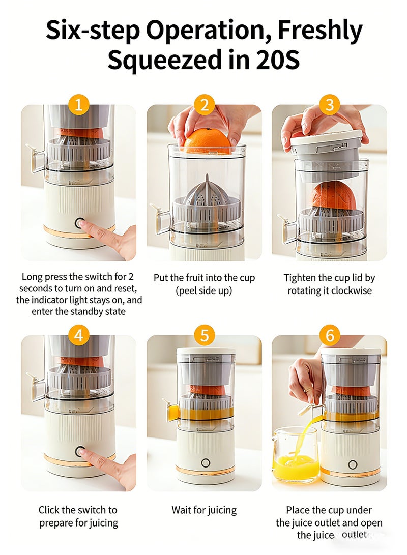 Sthxyfaith Portable Juicer, Mini Mixing Cup, Multifunctional Juicer, Household Juicer Separation - Image 3