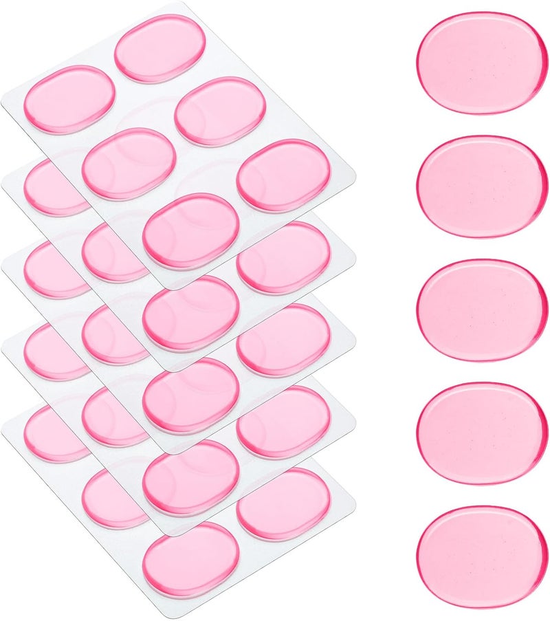 Fiada 30 Pieces Drum Dampeners Gels Silicone Gel Pads Soft Drum Dampeners for Cymbals Tone Control(Red) - Image 1