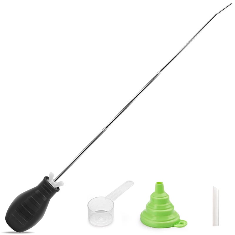 Sbestily Diatomaceous Earth Powder Duster, Extendable Long Tubes from 5'' to 22'', Garden and Indoor, Large Bulb Handheld Insect Treatment Spreader Applicator, Puffer, Spray Bottle - Image 1